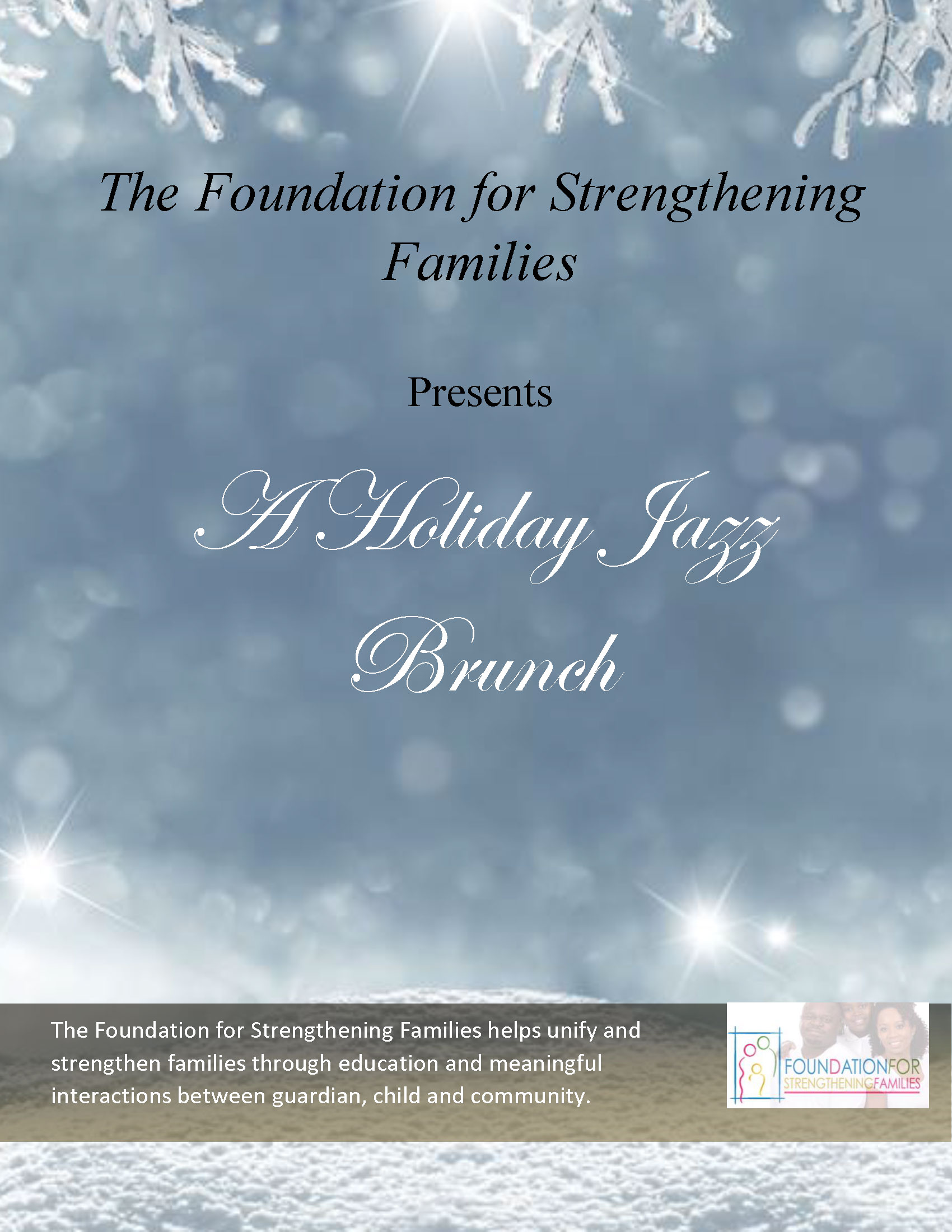Foundation For Strengthening Families Early Childhood Education, Single Parent Help, Community Resource, Daycare in St. Louis Holiday Brunch